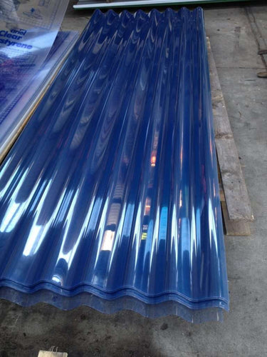 Big 6 GRP clear rooflight sheet for agricultural and industrial buildings, Ireland