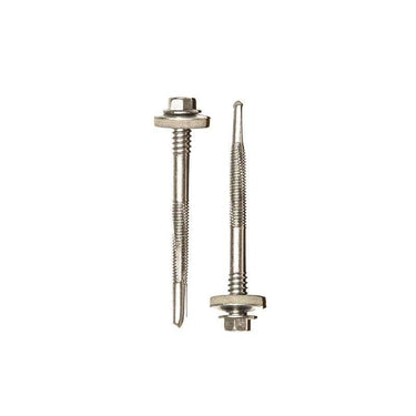HS76 76mm heavy steel fixer roofing screw for structural steel, box of 100, Ireland