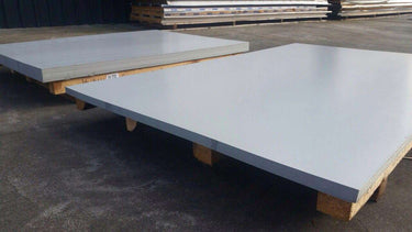 PVC coated metal flat sheet for roof flashing and cladding, Ireland