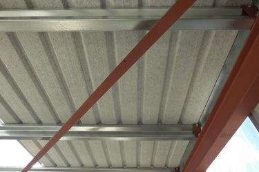 Galvanised eaves beam structural purlin for agricultural building frame, Ireland