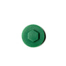 Heritage Green colour-matched 19mm roofing screw cap, Ireland