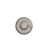 Metallic Silver colour-matched 19mm roofing screw cap, Ireland