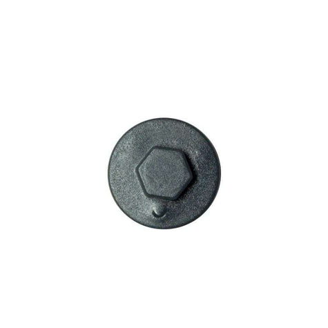 Anthracite colour-matched 19mm roofing screw cap, Ireland