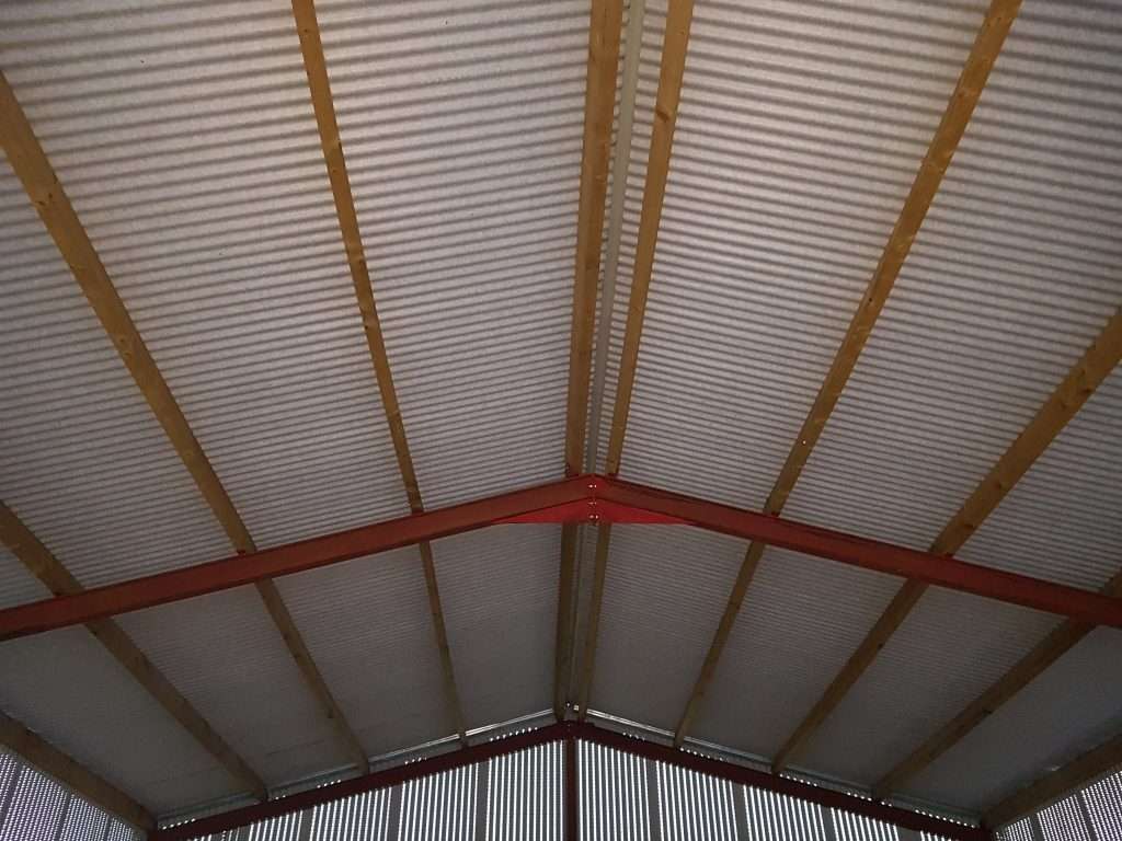 Timber Purlins, Ventilated Sheeting, Non Drip Sheeting