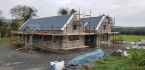Early stage construction of a domestic installation in Navan, Co Meath.