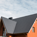 Anthracite Grey Tile Effect Roof Sheeting - Resized